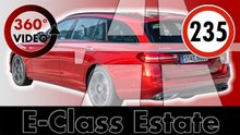 360° Drive 2017 Mercedes E Class T Modell E 220 D W213 - Test VR Driving 360 degrees