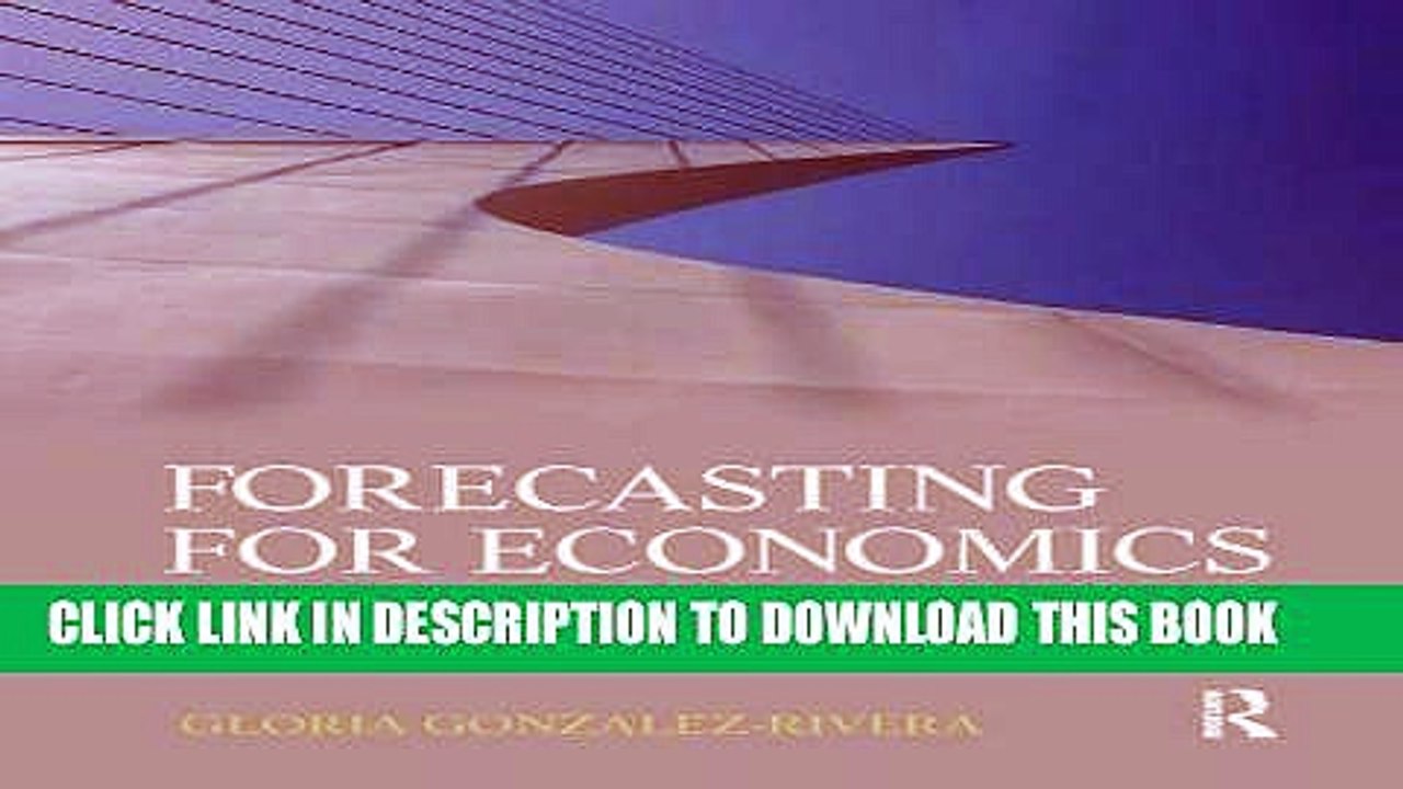 [PDF] Forecasting for Economics and Business (The Pearson Series in Economics) Full Online