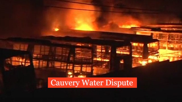 Cauvery Dispute Update: 1 Dead, over 56 buses set ablaze
