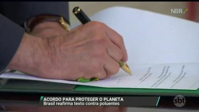 Temer ratifica acordo que prevê redução da emissão dos gases do efeito estufa