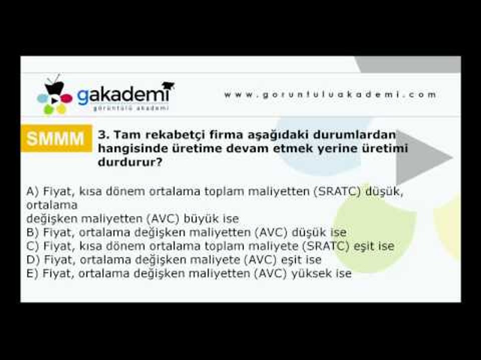 A'dan Z'ye Pratik SMMM Staja Başlama Maliye Çıkmış Sorular Online