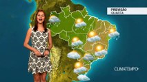 Previsão Brasil –  Ventos fortes no centro-sul no país