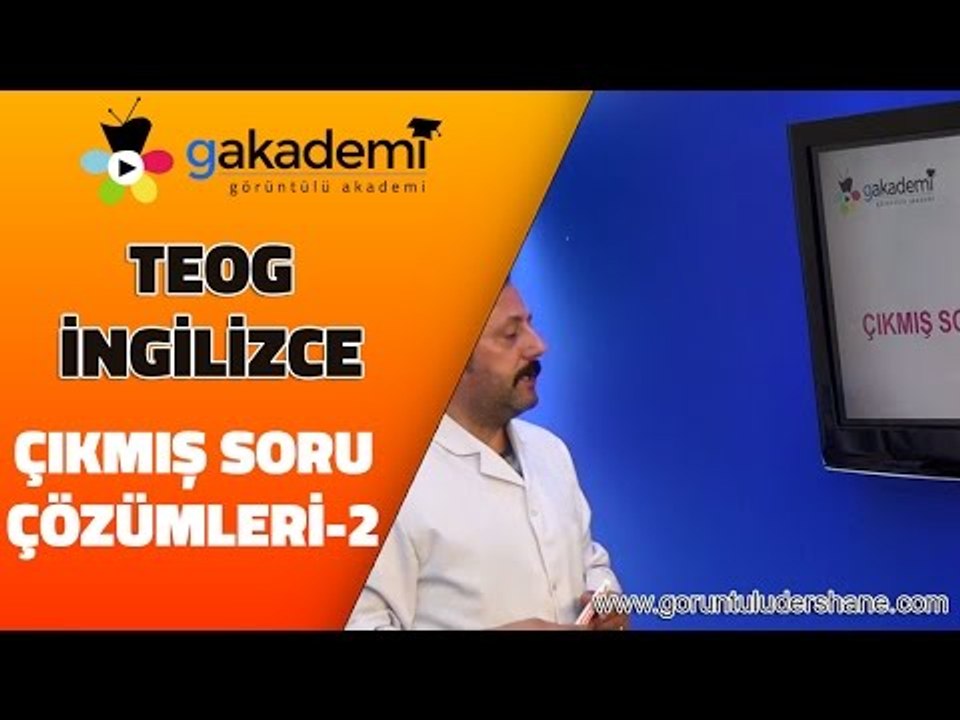 TEOG İngilizce Çıkmış Soru Çözümleri-2