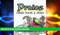 FAVORITE BOOK  Praise: Famous Psalm and Verses Bible Quotes Adult Coloring Book: Colouring Gifts