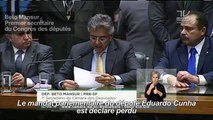 Brésil: celui qui a fait chuter Rousseff chute à son tour