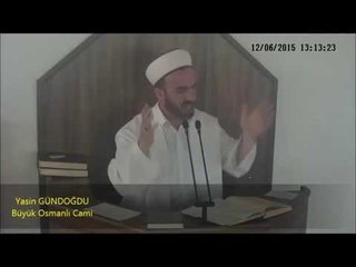 "Kürsü Yasağı" Öncesi Son Sohbet Cuma (Ayyaş Ayyaşı Bulduğu Gibi, Sende İmanlı Olanı Bulacaksın!)