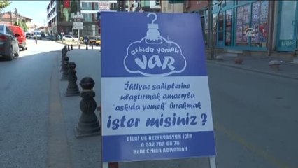 Askıda Yemek" Uygulaması İhtiyaç Sahiplerini Doyuruyor