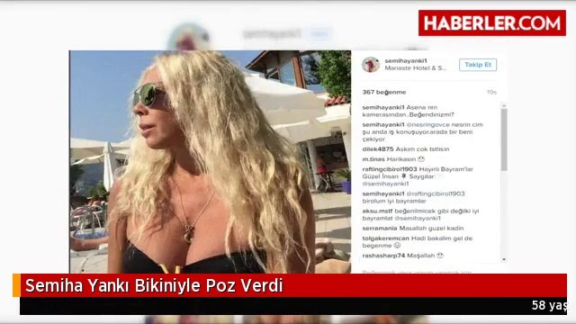 Semiha Yankı Bikiniyle Poz Verdi