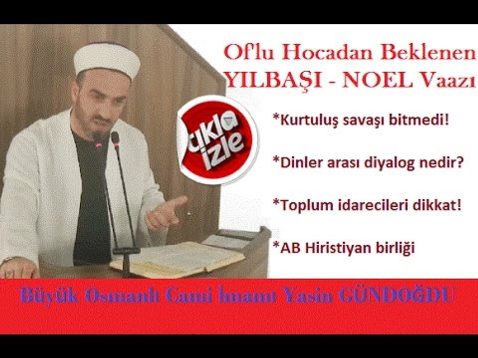 2015 Noel Kutlamaları ve Dinler Arası Diyalog (At Yarışı İt Yarışı)