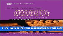 Collection Book Managing Investment Portfolios: A Dynamic Process