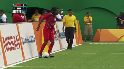 Il marque un superbe but lors du tournoi paralympique de football