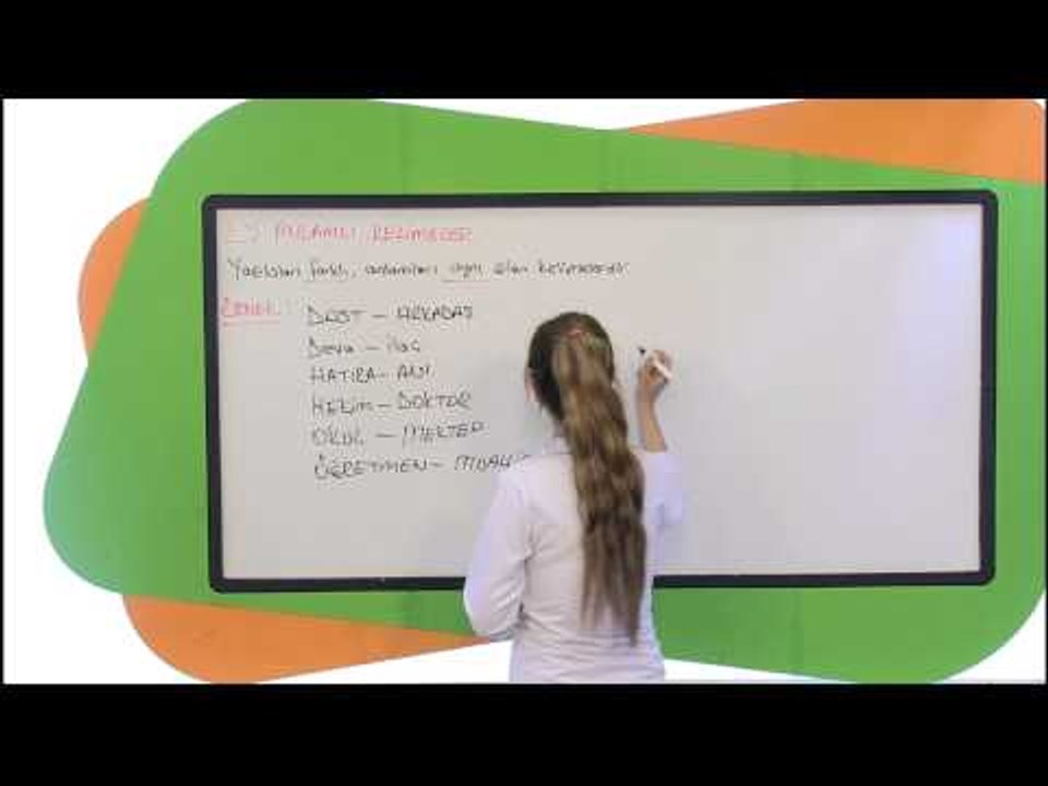 Görüntülü Akademi 2 Sınıf Türkçe Görüntülü Eğitim Seti (Eş Anlamlı Kelimeler)