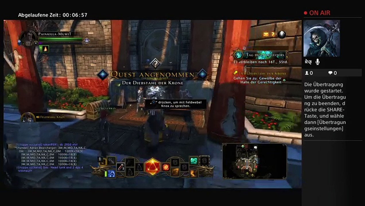 Ps4-live-Übertragung von painkilla-muwit