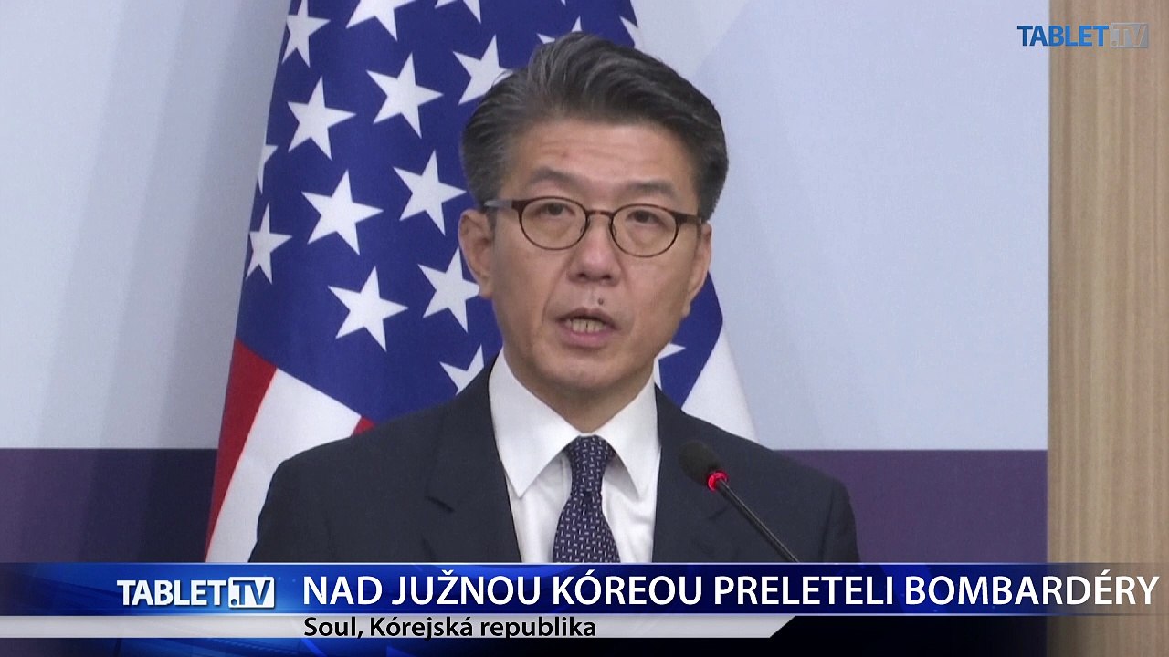 Dva americké bombardéry preleteli nad Kórejským polostrovom