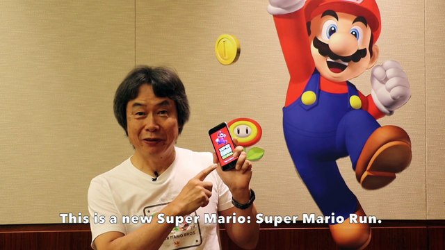 Super Mario Run - Shigeru Miyamoto présente le jeu
