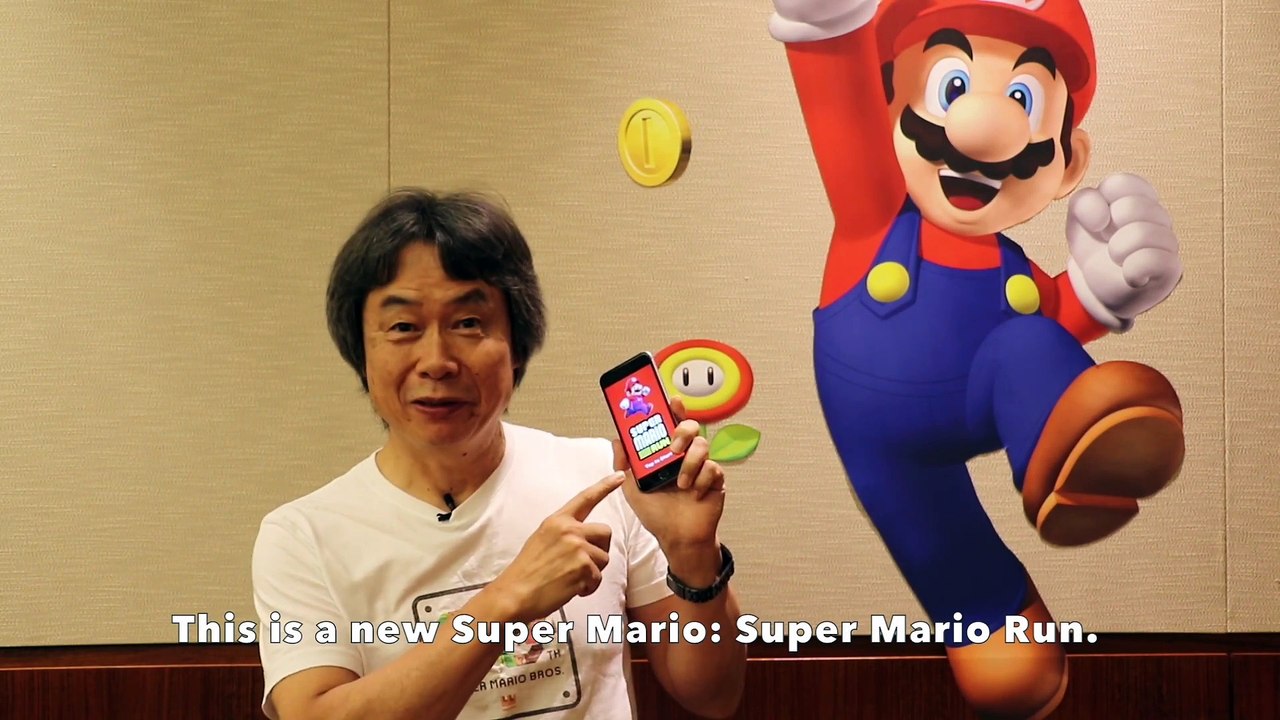 Super Mario Run - Shigeru Miyamoto présente le jeu