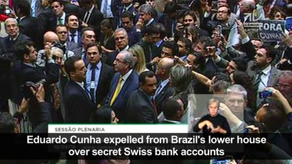 Brazil ousts lawmaker who pushed for Rousseff impeachment