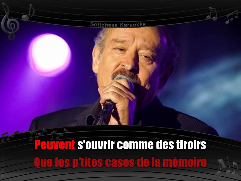 Michel Jonasz J't'aimais tellement fort que j't'aime encore (karaoké