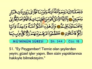 28. Mü'minûn - Türkçe Okunuşlu - Mealli Kur'an-ı Kerim Hatim Seti