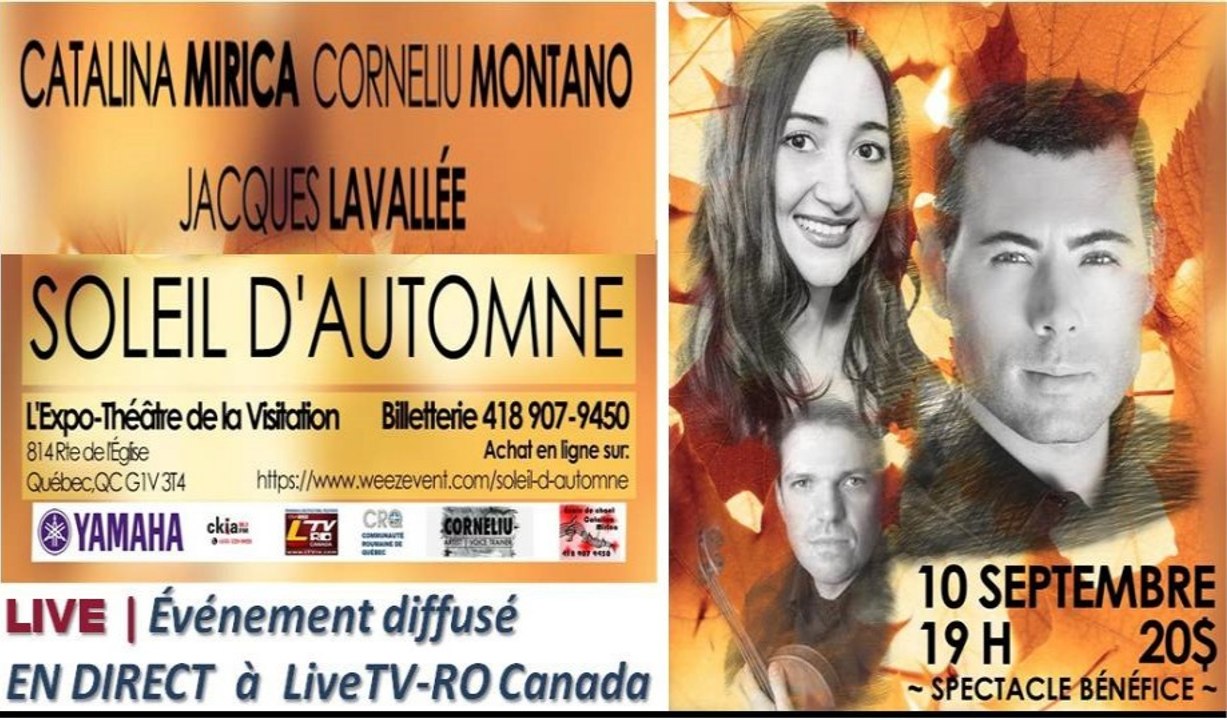 Spectacle benefice "Soleil d'automne" (1re Partie) Québec 2016-09-10