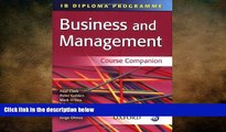 behold  IB Business and Management Course Companion (IB Diploma Programme)
