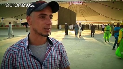 Geçen yıl izdihama sahne olan Mina'da bu yıl ortam sakin