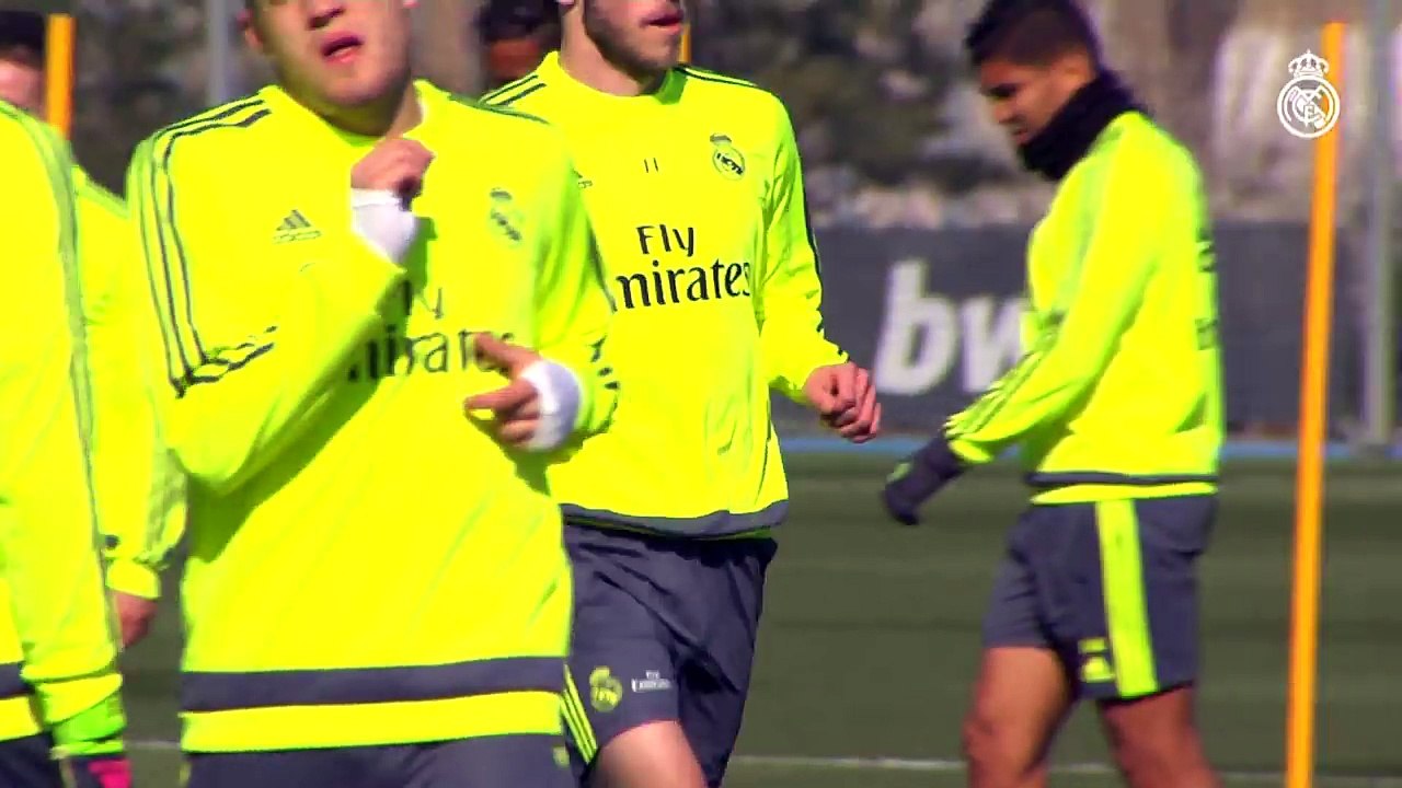 Gareth Bale scores great goal on return to training