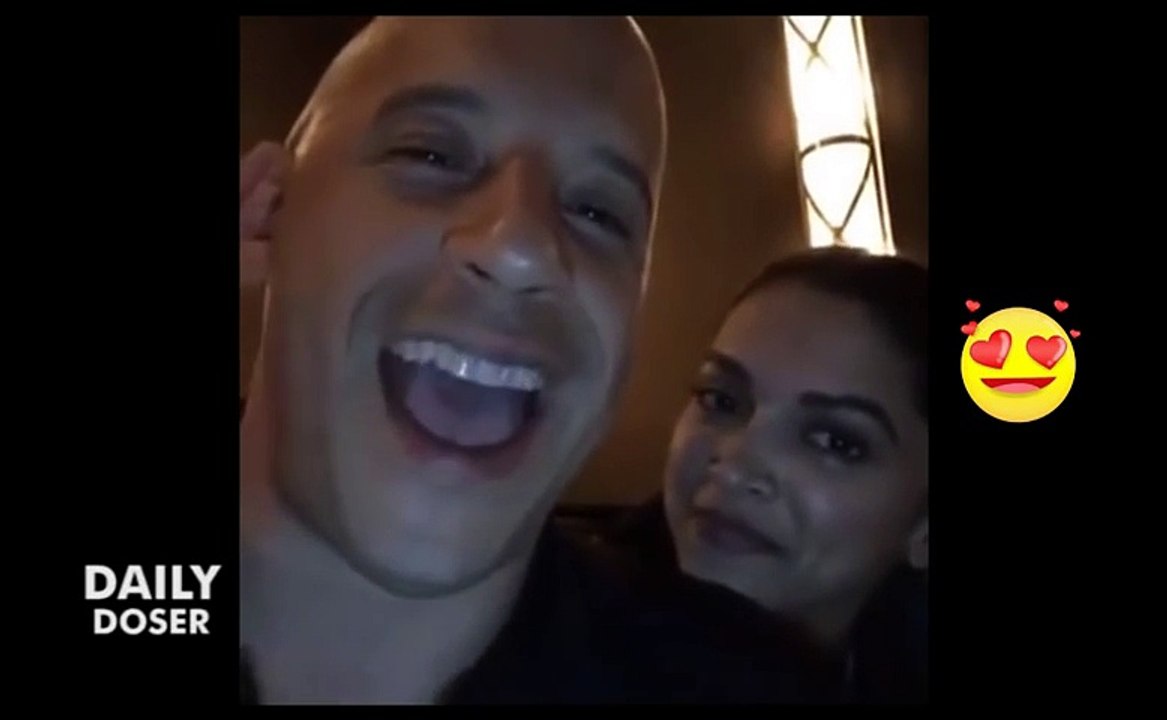 Deepika Padukone Teaching Vin Diesel Speak In Hindi & It Is Super Cute !!