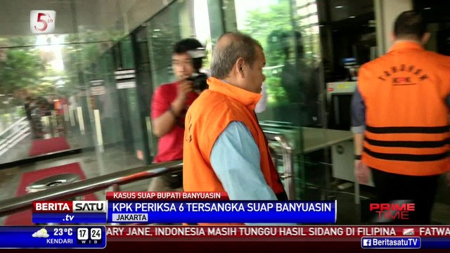 Bupati Banyuasin dan 5 Tersangka Diperiksa KPK