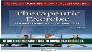 [PDF] Therapeutic Exercise: Foundations and Techniques, 6th Edition Full Online