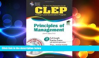 behold  CLEP Principles of Management w/ CD-ROM (CLEP Test Preparation)