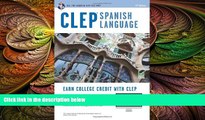 different   CLEPÂ® Spanish Language Book   Online (CLEP Test Preparation) (English and Spanish