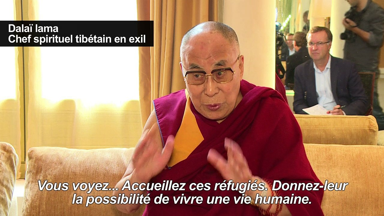 "Accueillez les réfugiés", appelle le Dalaï lama