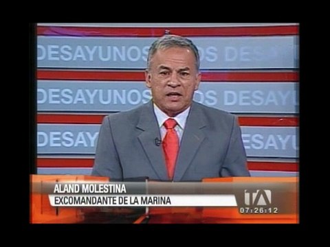 Aland Molestina, excomandante de la Marina