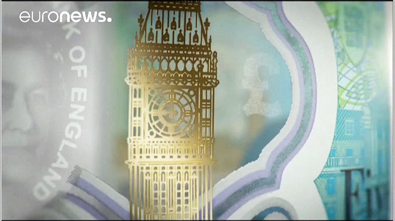 Neue Pfundnote aus Plastik: Churchill, wasserfest