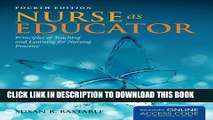 [PDF] Nurse As Educator: Principles of Teaching and Learning for Nursing Practice (Bastable, Nurse