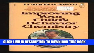 New Book Improving Your Child s Behavior Chemistry