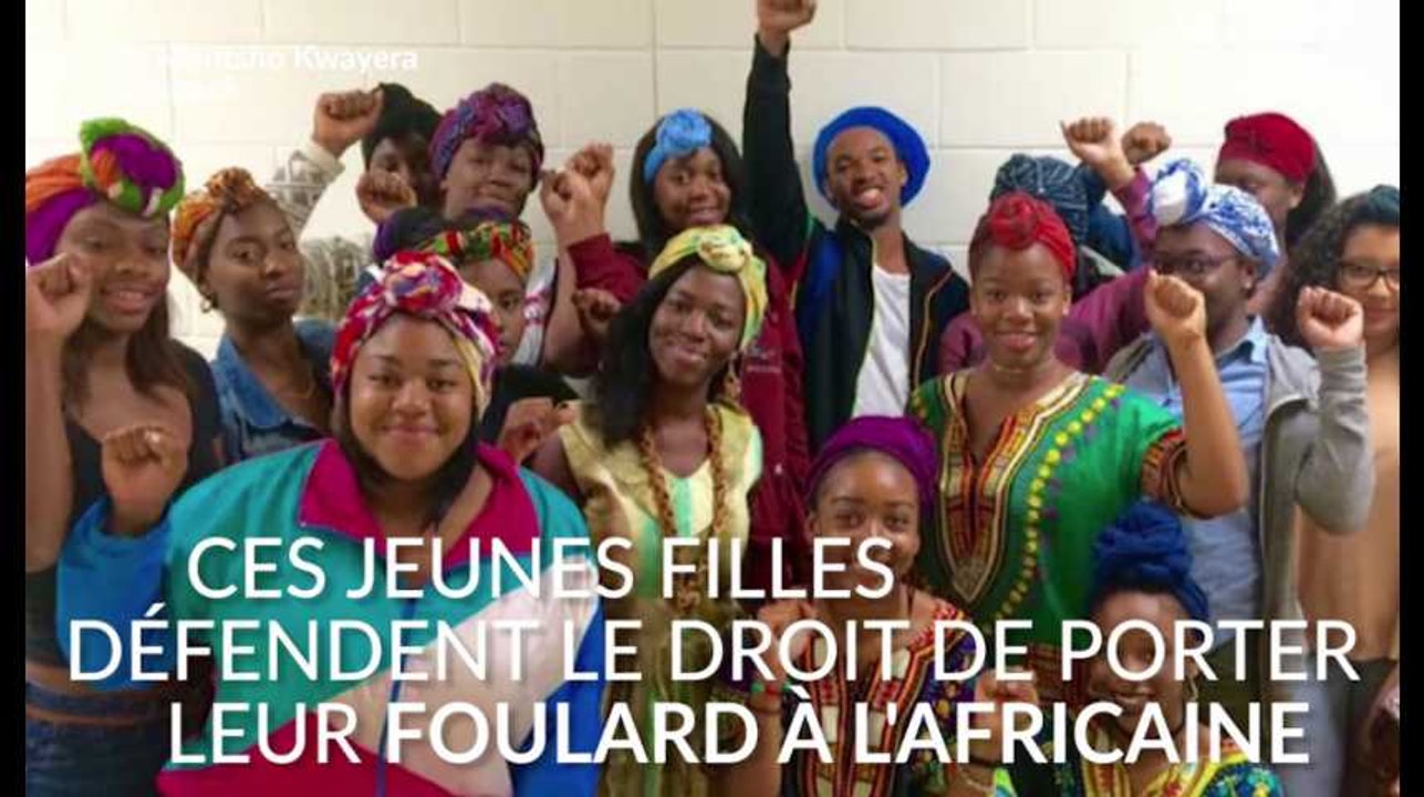 Ces jeunes filles se battent pour garder leurs foulards à l'africaine dans leur lycée aux États-Unis
