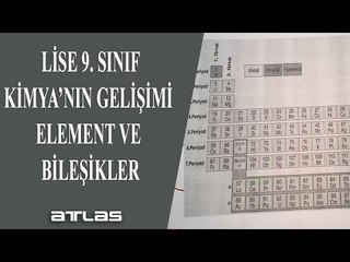 Kimyanın Gelişimi Element ve Bileşikler - Lise 9. Sınıf