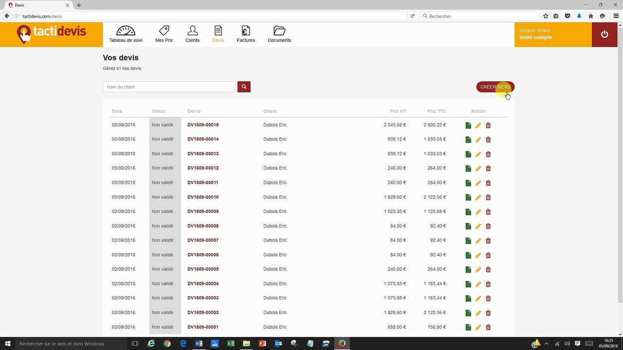 Comment créer facilement un devis pour des travaux menuiserie remplacement de meuble de cuisine
