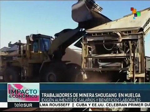 Mineros peruanos en huelga por mejoras salariales