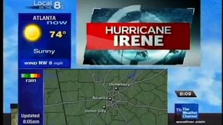 Hurricane Irene Makes First US Landfall - August 27, 2011 1/3