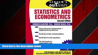 Enjoyed Read Schaum s Outline of Statistics and Econometrics (Schaum s Outline Series)