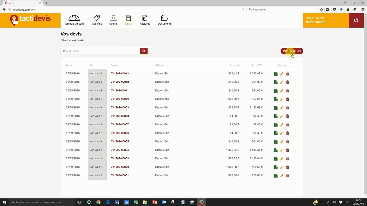 Comment créer facilement un devis pour des travaux faïence mur