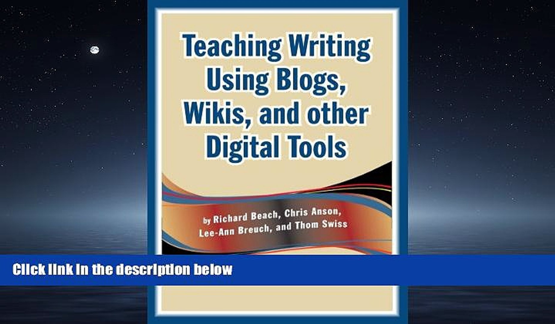 ⁣Enjoyed Read Teaching Writing Using Blogs, Wikis, and other Digital Tools