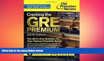 behold  Cracking the GRE Premium Edition with 6 Practice Tests, 2016 (Graduate School Test