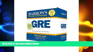 there is  Barron s GRE Flash Cards, 3rd Edition: 500 Flash Cards to Help You Achieve a Higher Score