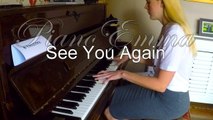 See You Again Piano Cover - Wiz Khalifa ft. Charlie Puth PianoEmma