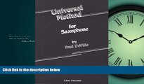 Popular Book Universal Method for Saxophone