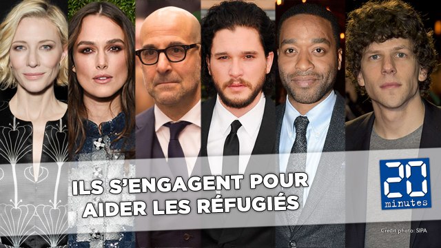 Des stars s'engagent pour aider les réfugiés